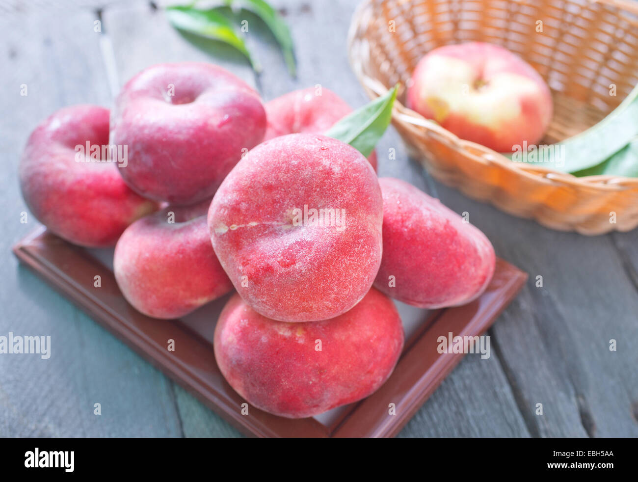 peaches Stock Photo