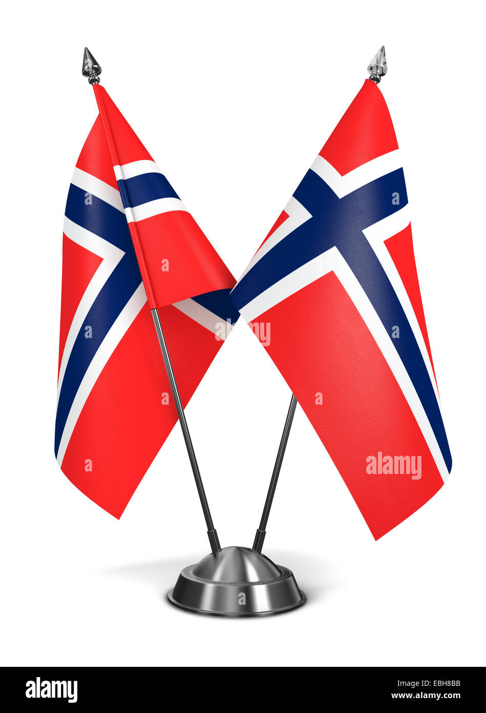 Norway - Miniature Flags Isolated on White Background Stock Photo - Alamy