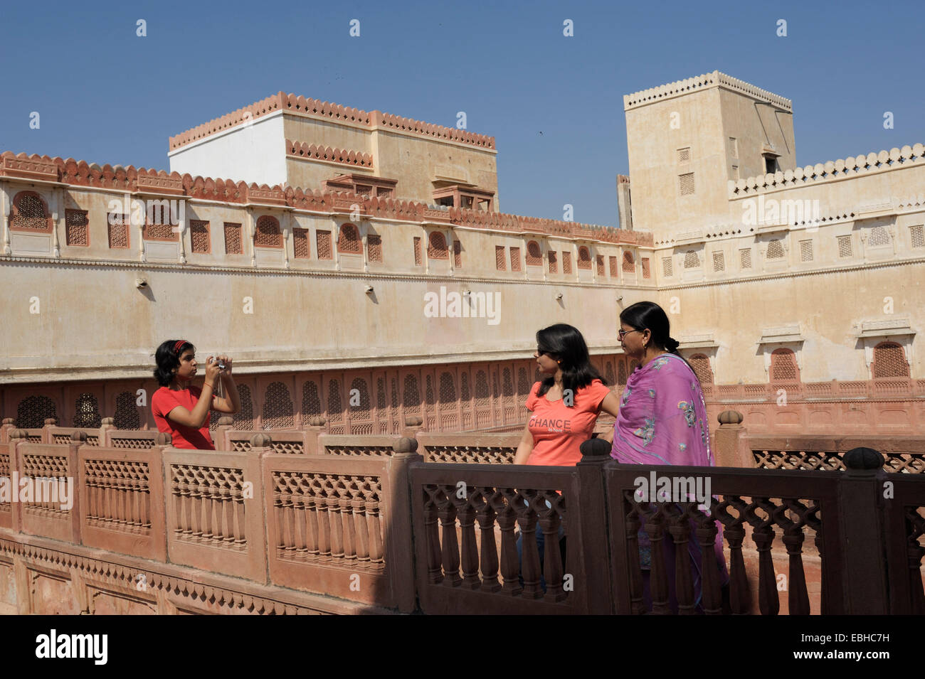 Lallgarh Palace in Bikaner Rajasthan India Stock Photo