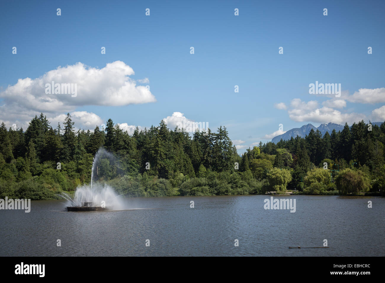 Lost Lagoon, Stanley Park, Vancouver, British Columbia, Canada, North America. Stock Photo
