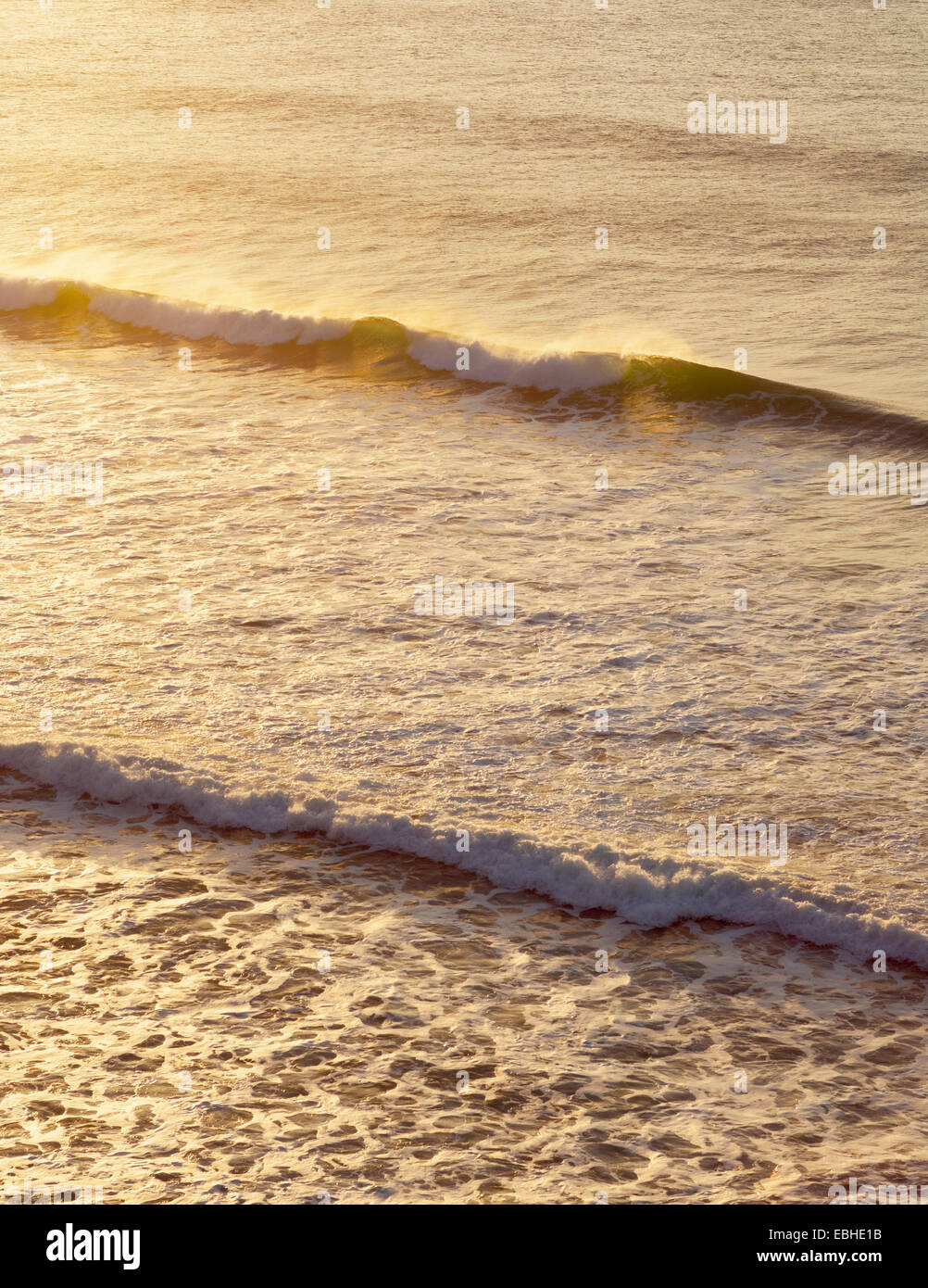 Waves, Newquay, Cornwall, England Stock Photo