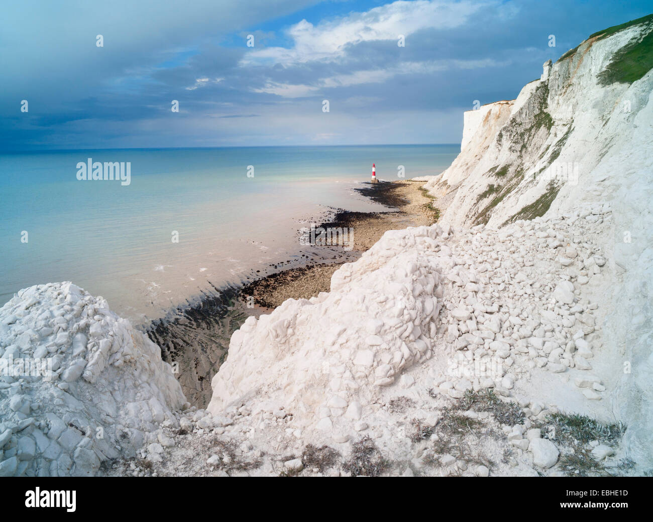 Beachy Head Lighthouse, Sussex, England Stock Photo
