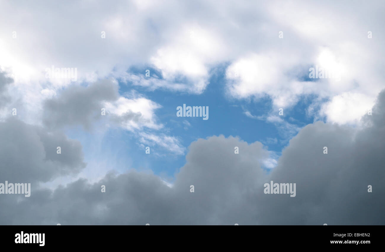 beautiful rain clouds in the sky photographed close-up Stock Photo - Alamy