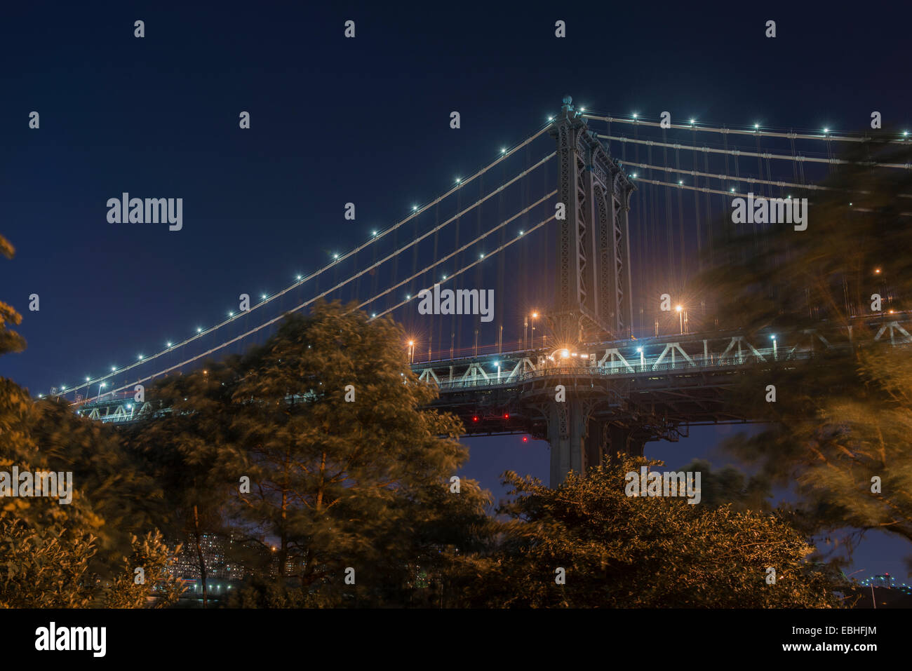 Brooklyn Bridge, Manhattan, New York, USA Stock Photo