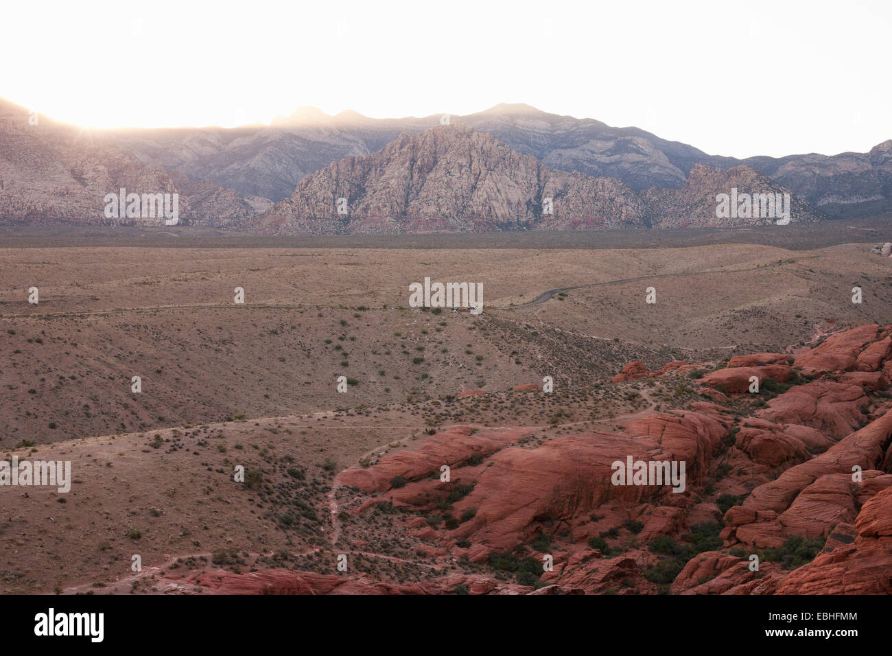 Red Rock Canyon National Conservation Area, Nevada, USA Stock Photo