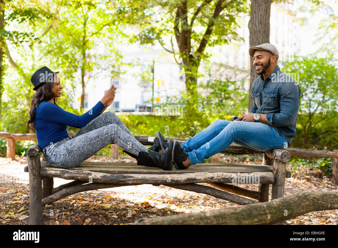 Central Park Bench Stock Photos Central Park Bench Stock Images