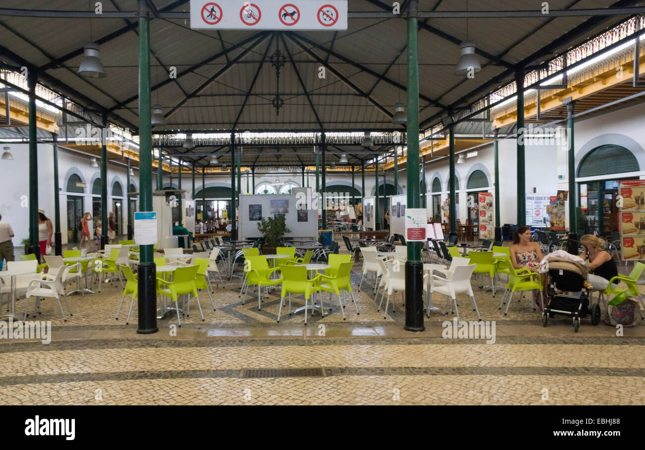 Mercado de Ribeirinha, Tavira, Algarve, Portugal, September 2013 Stock Photo