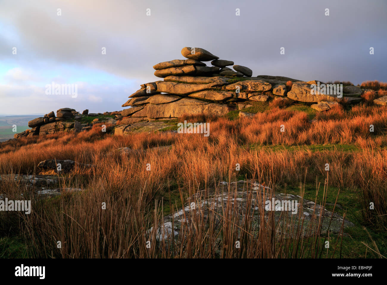 The Flooded Gold Diggings quarry on Bodmin Moor Stock Photo - Alamy