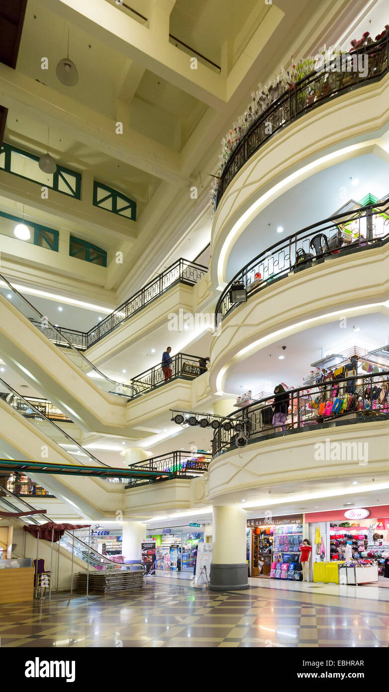Shopping centre, Miri, Malaysia Stock Photo