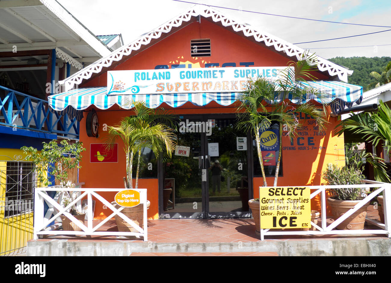 Village shop in St Vincent and the Grenadines Caribbean West Indies Stock  Photo - Alamy