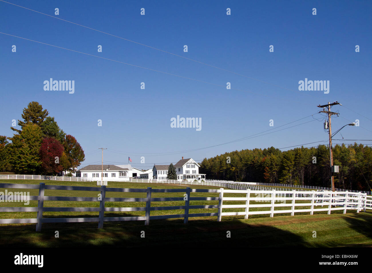 Split Rail Fence In Farm High Resolution Stock Photography And Images Alamy