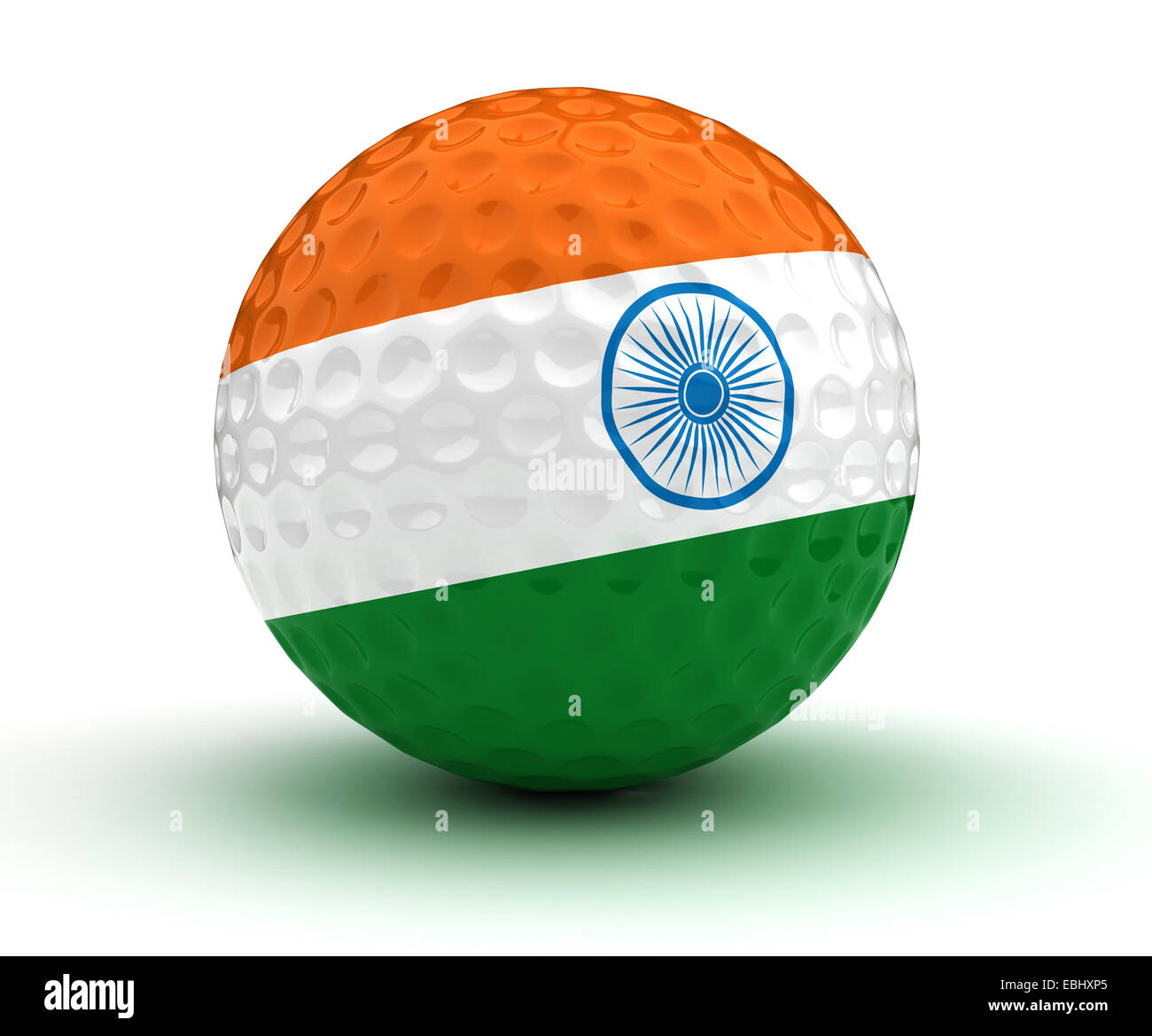 Indian Golf Ball (Isolated with clipping path Stock Photo Alamy