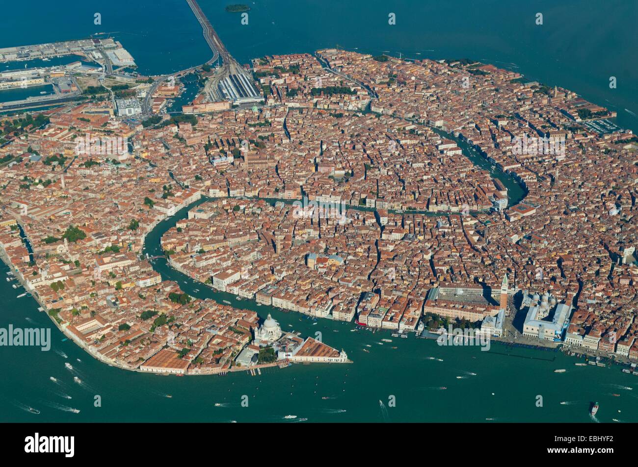 Aerial view of Venice city, Italy, Europe Stock Photo Alamy