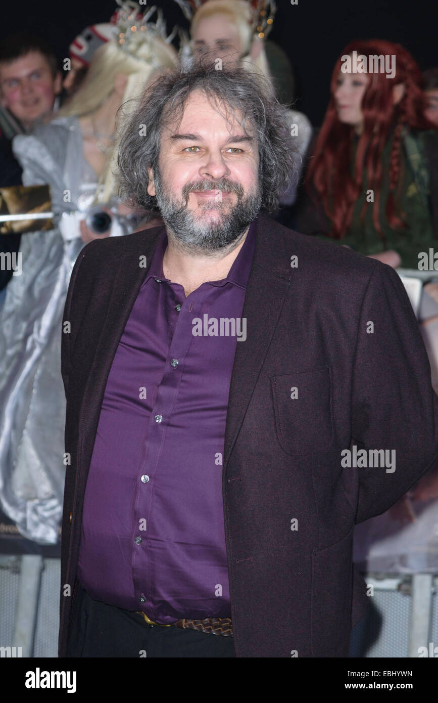 London, UK. 1st December, 2014. Director Peter Jackson  attends the The World Premiere of The Hobbit: The Battle of 5 Armies on 01/12/2014 at The Empire Leicester Square, London. Persons pictured: Sir Peter Jackson . Credit:  Julie Edwards/Alamy Live News Stock Photo