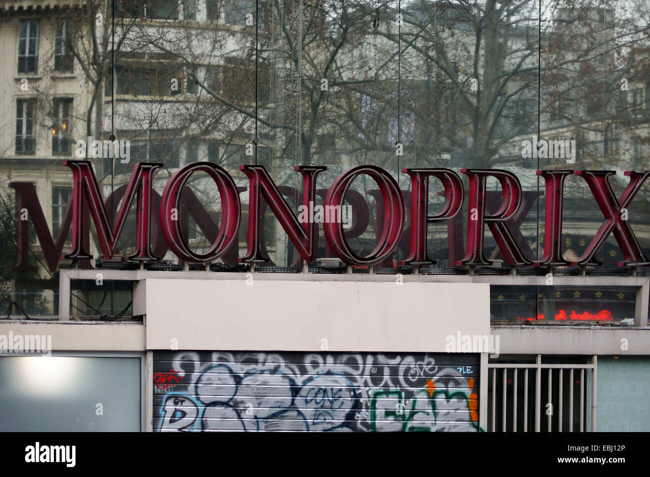 Monoprix Stock Photo