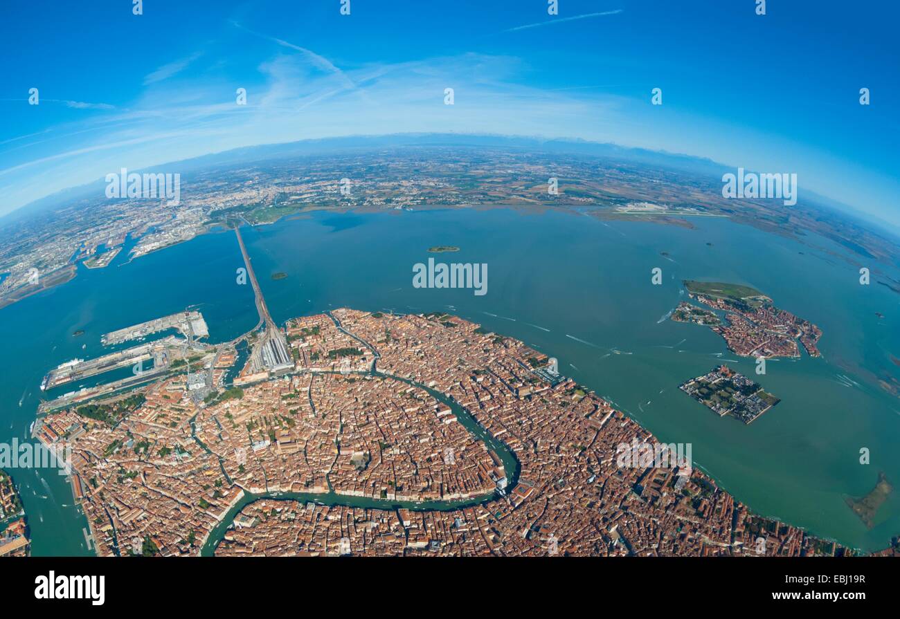 Aerial view of  Venice, Italy, Europe Stock Photo