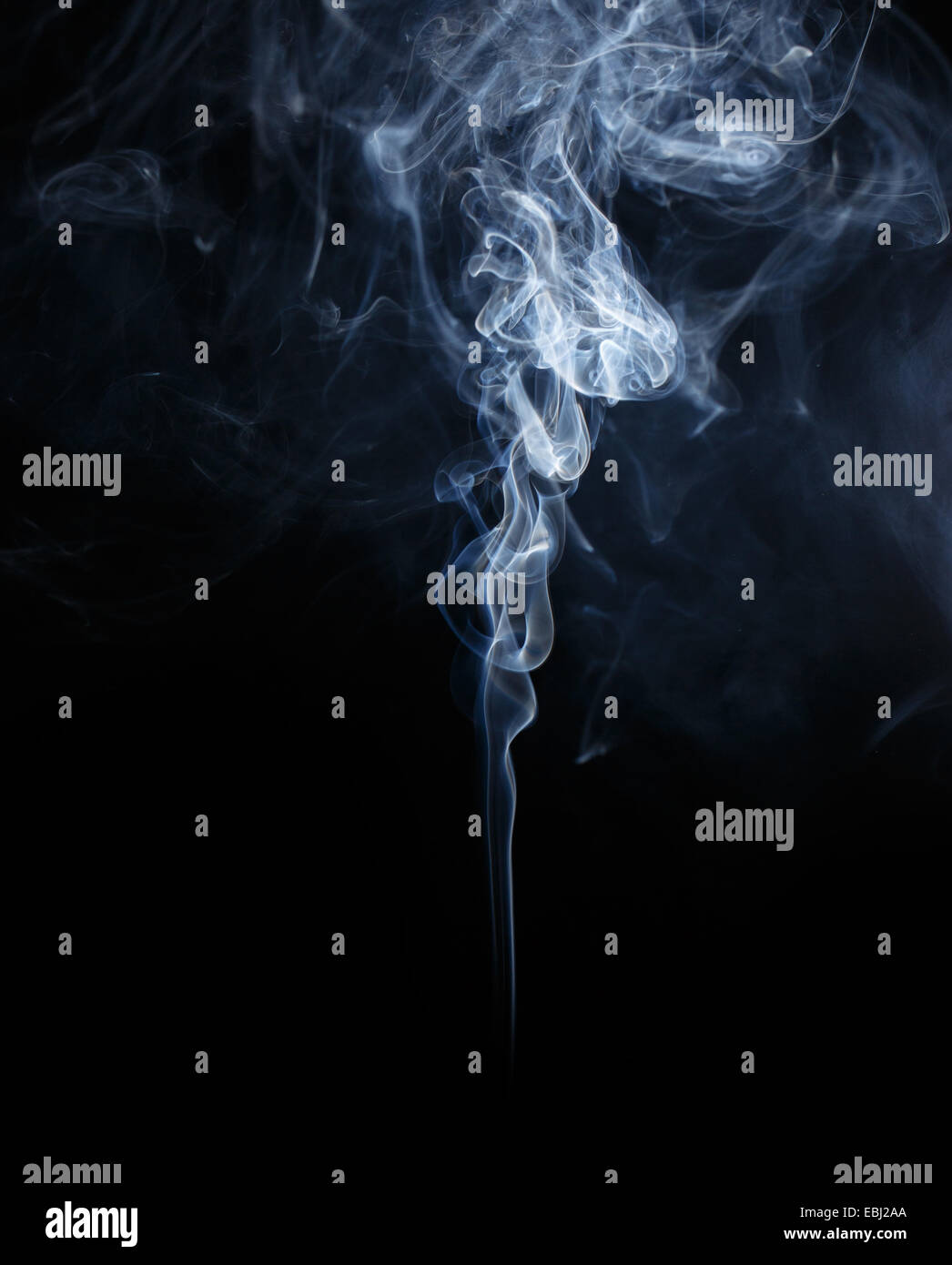 Abstract smoke moves on a black background Stock Photo - Alamy