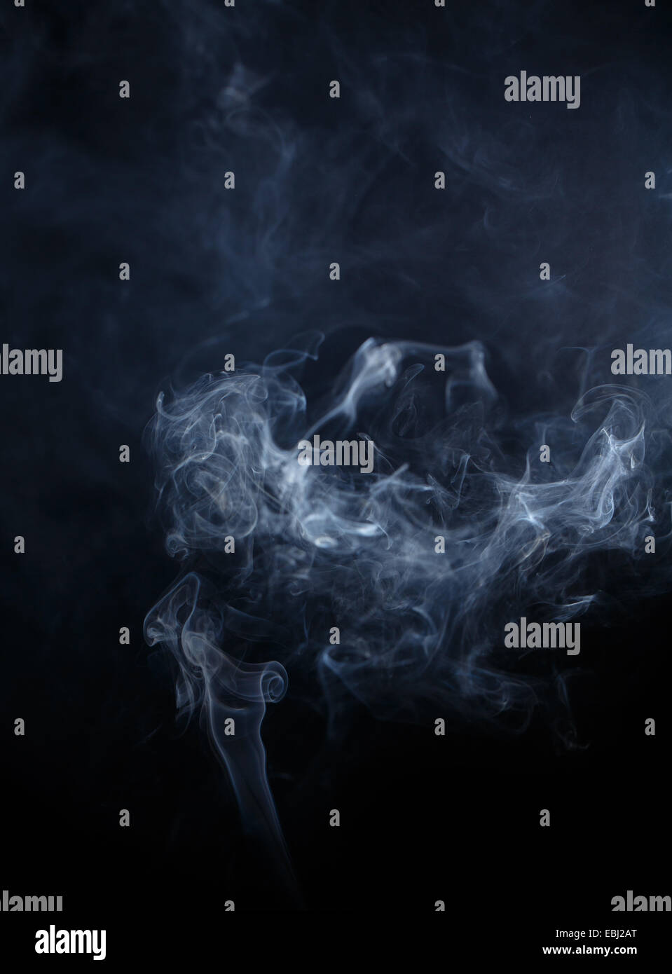 Abstract smoke moves on a black background Stock Photo - Alamy