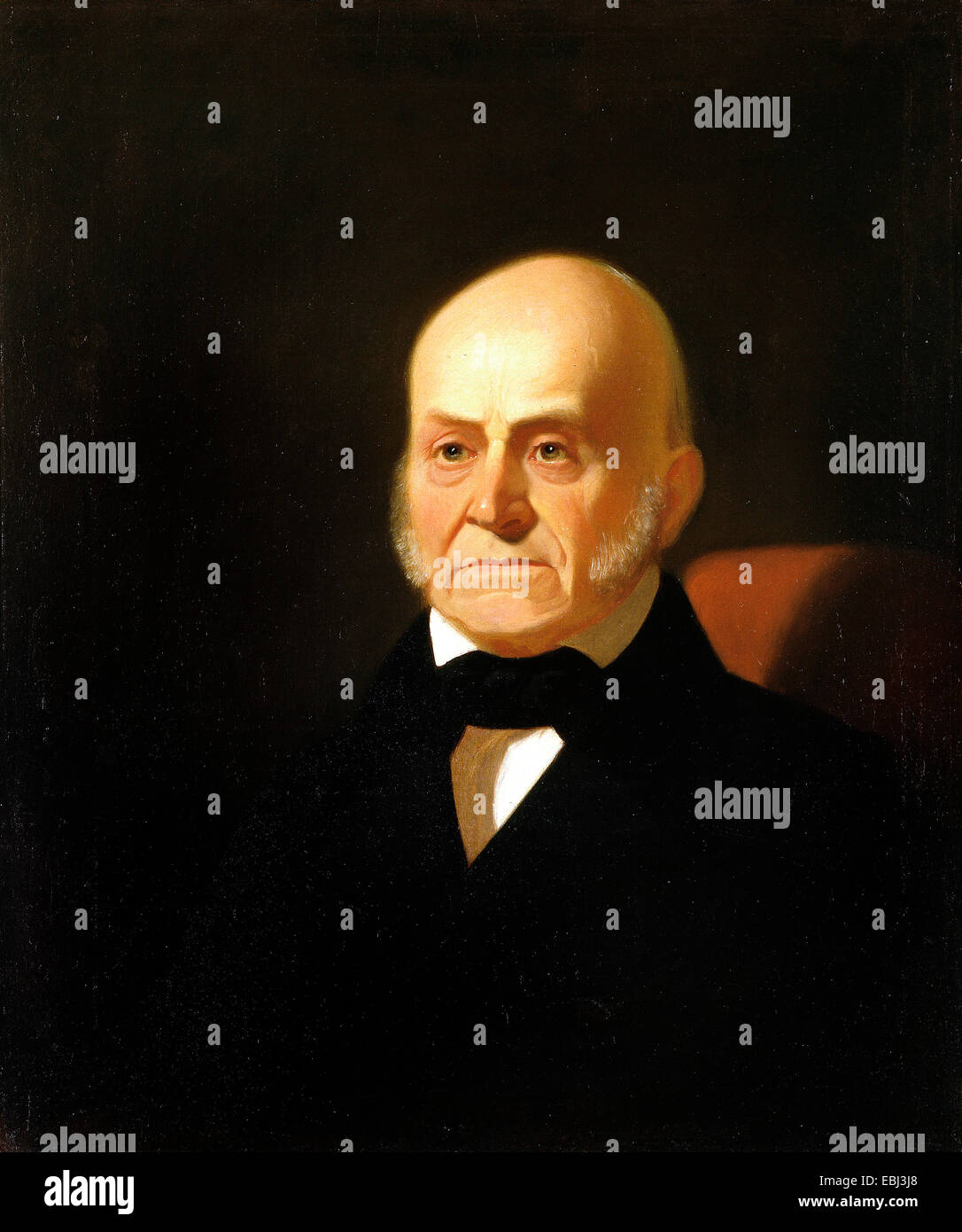 George Caleb Bingham, John Quincy Adams. Circa 1850. Oil on canvas. National Portrait Gallery, Washington, USA. Stock Photo