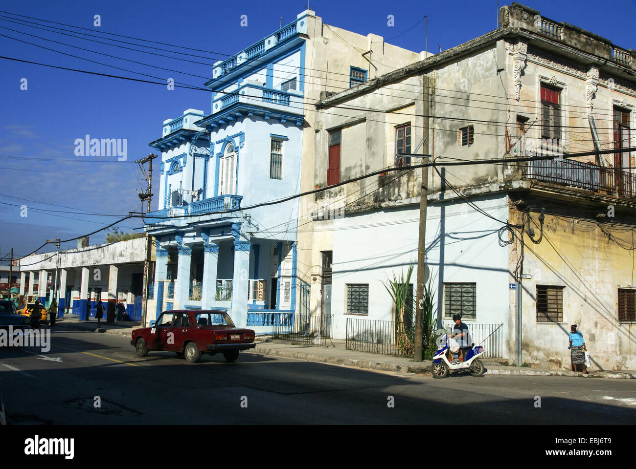 Havana, shanty building in the Old city Stock Photo