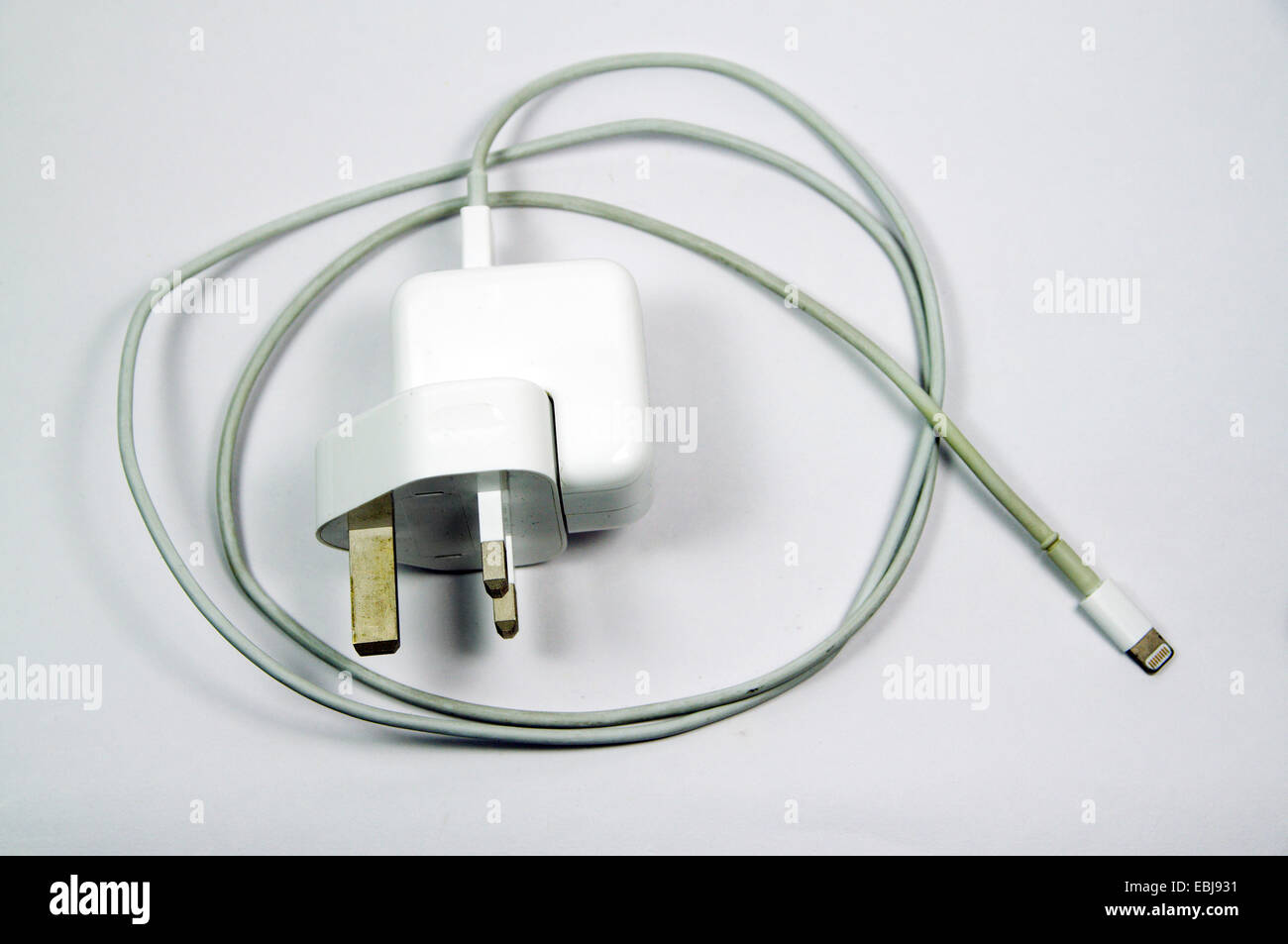 Ipod, Ipad cable and adaptor new version Stock Photo
