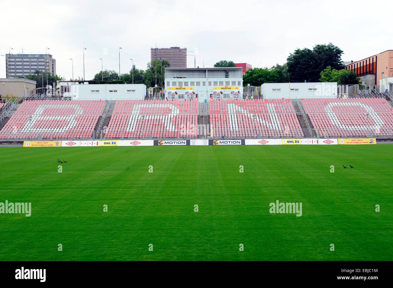 FC Zbrojovka Brno, stadium Stock Photo