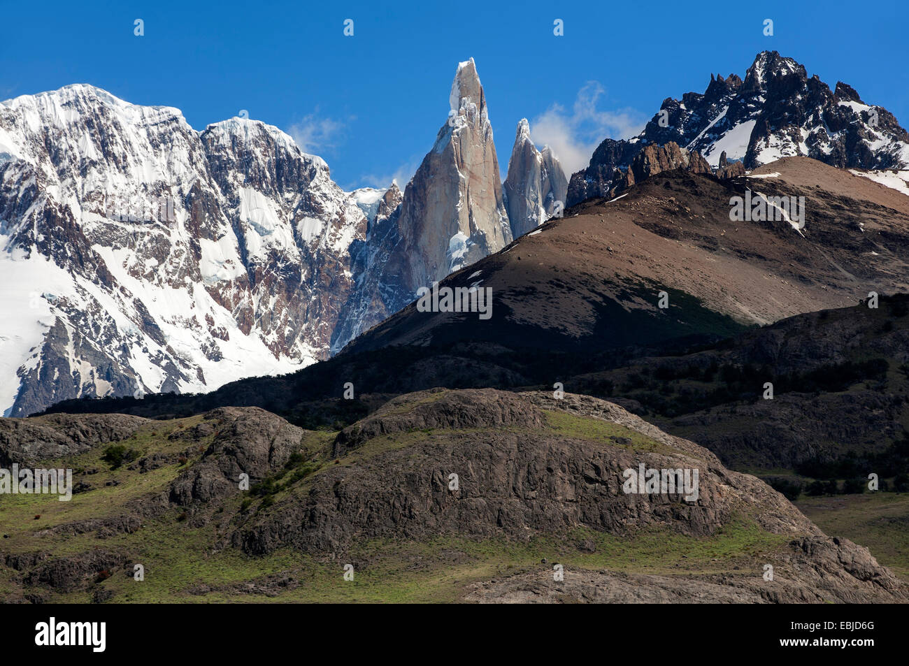 Cerro Torre Los Glaciares National Park Patagonia Argentina Stock