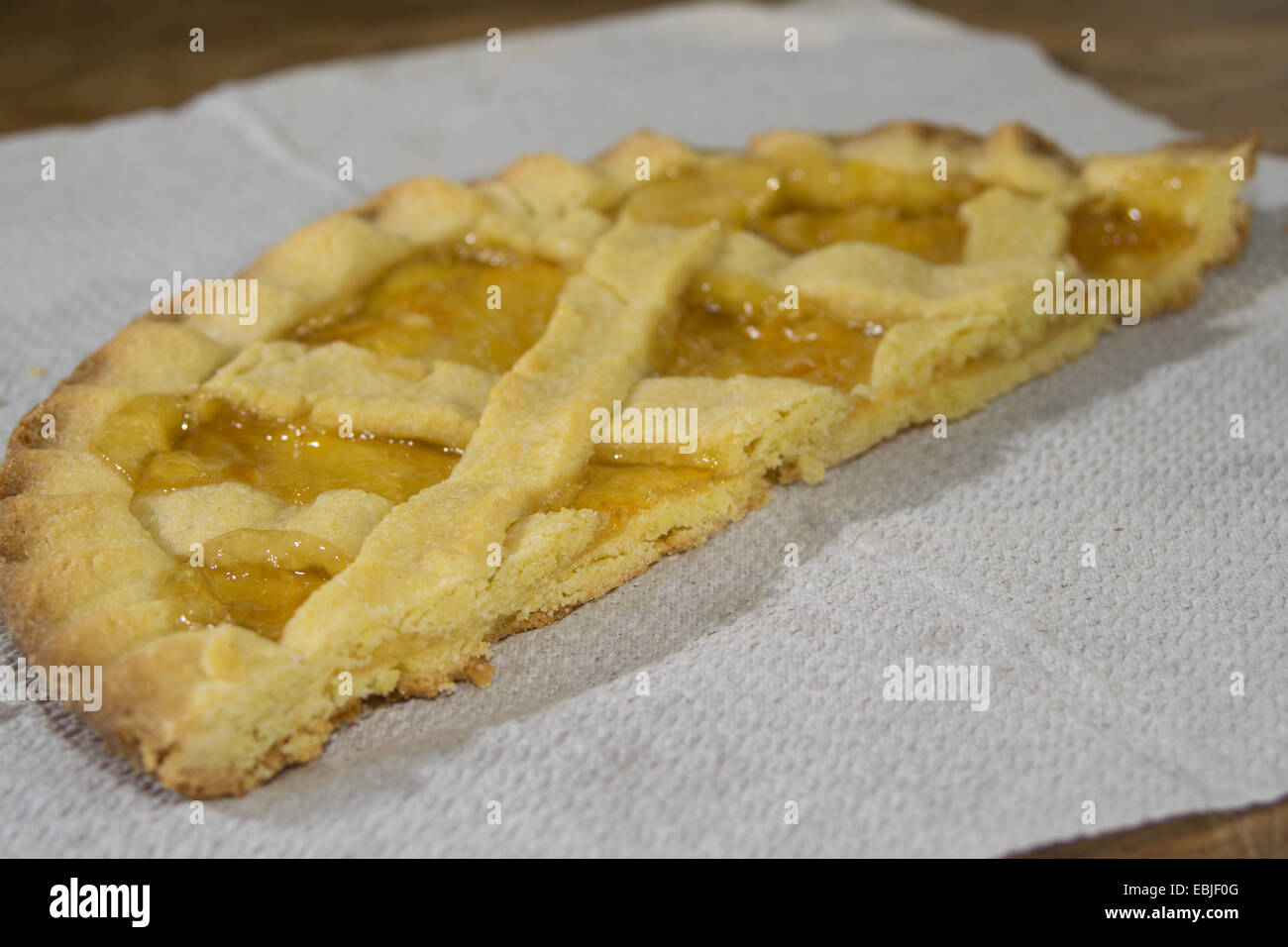 homemade desserts and sweets: marmelade's tart Stock Photo