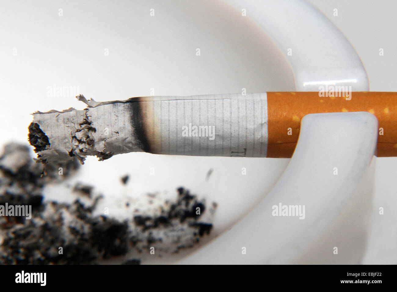 Burning cigarette in an ashtray hires stock photography and images Alamy
