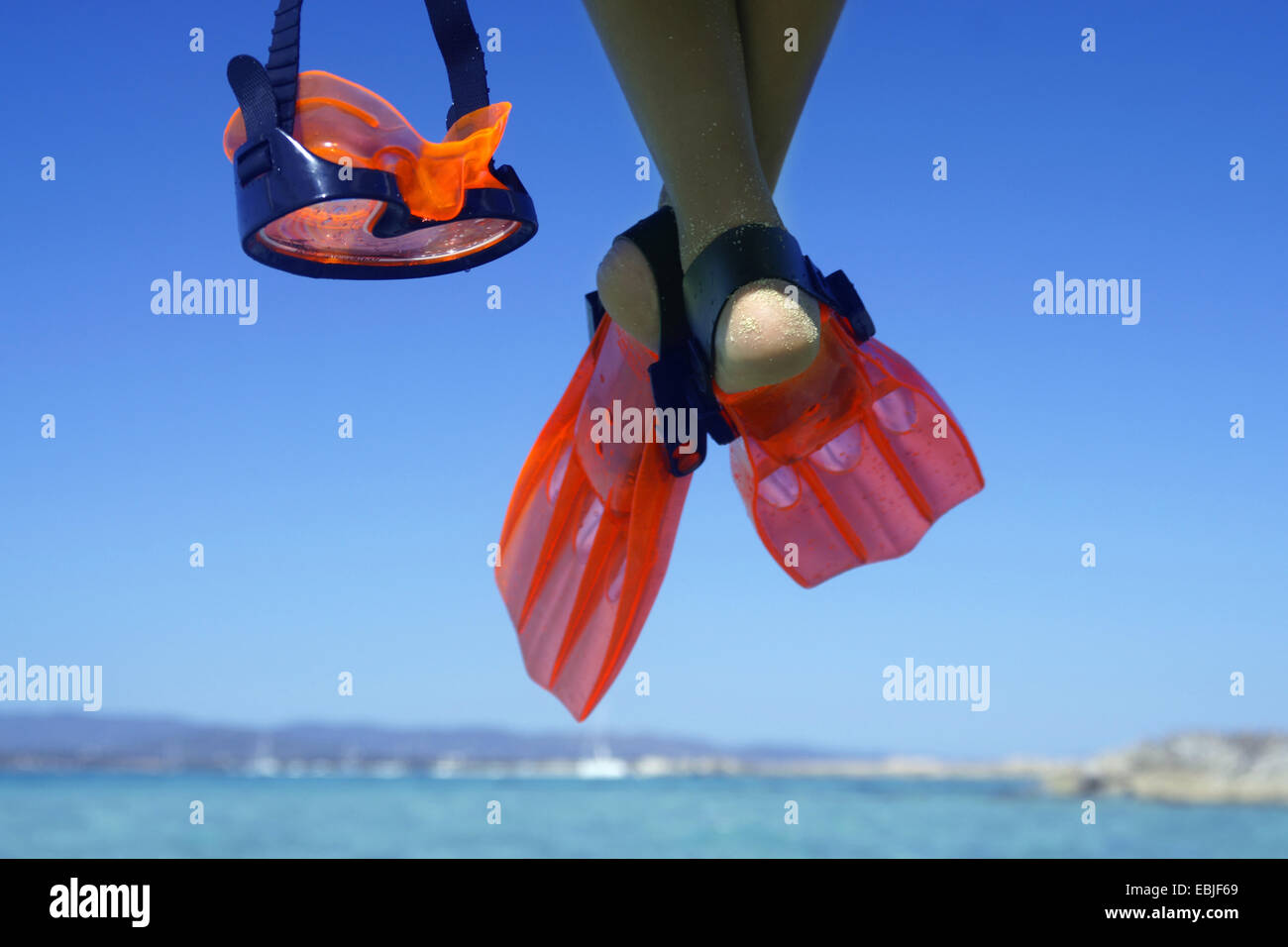Goggles and flippers hires stock photography and images Alamy
