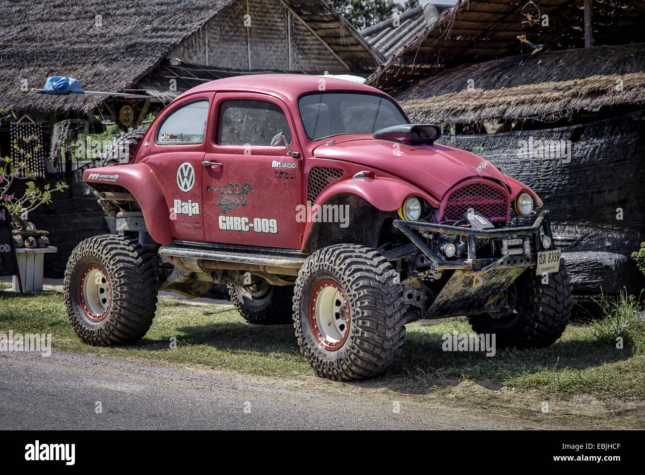Volkswagen Beetle monster truck Stock Photo