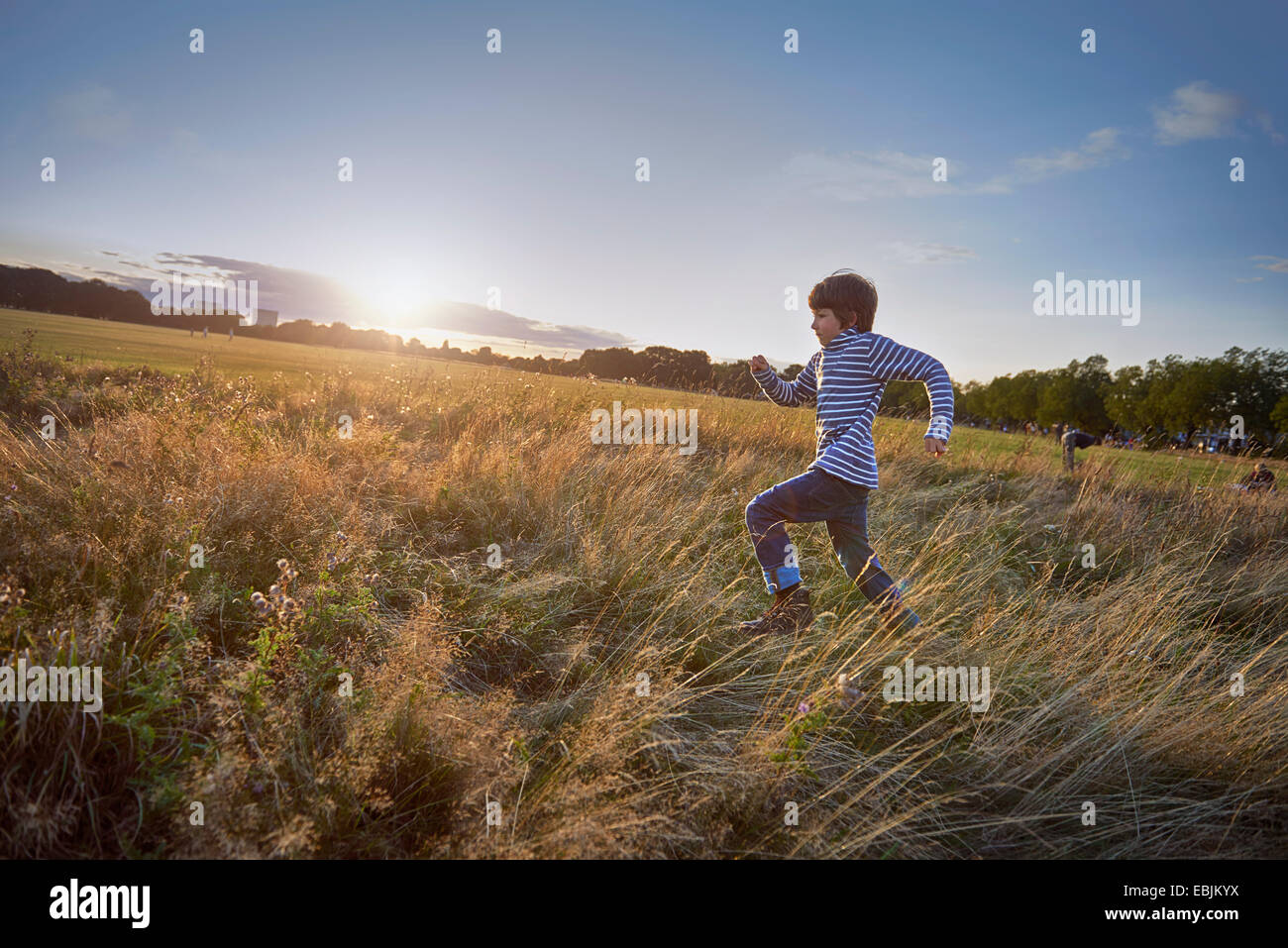 The boy is are running. The boy is are running