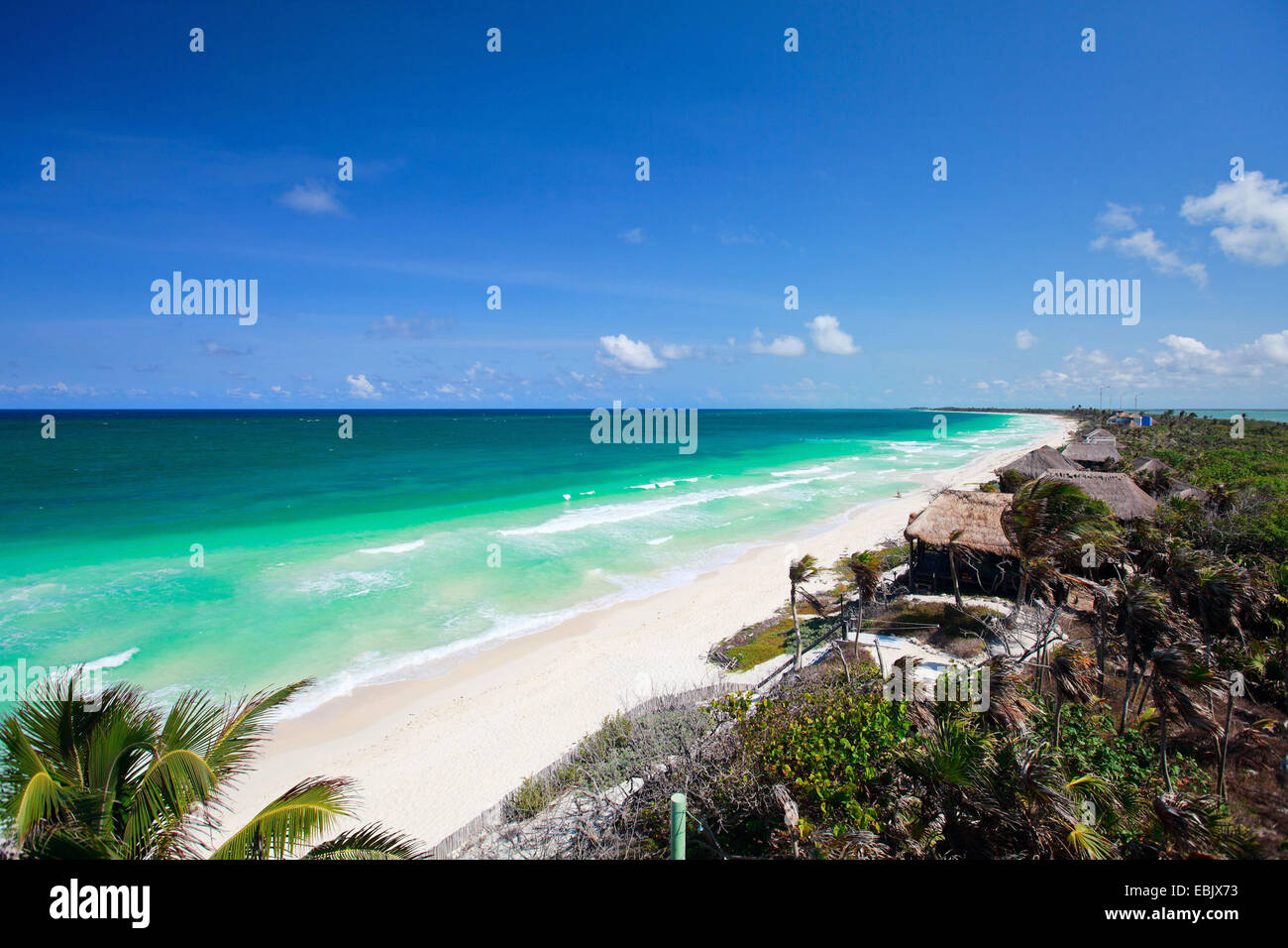 Landscape of Sian Ka'an Biosphere Reserve, Mexico, sian Stock Photo