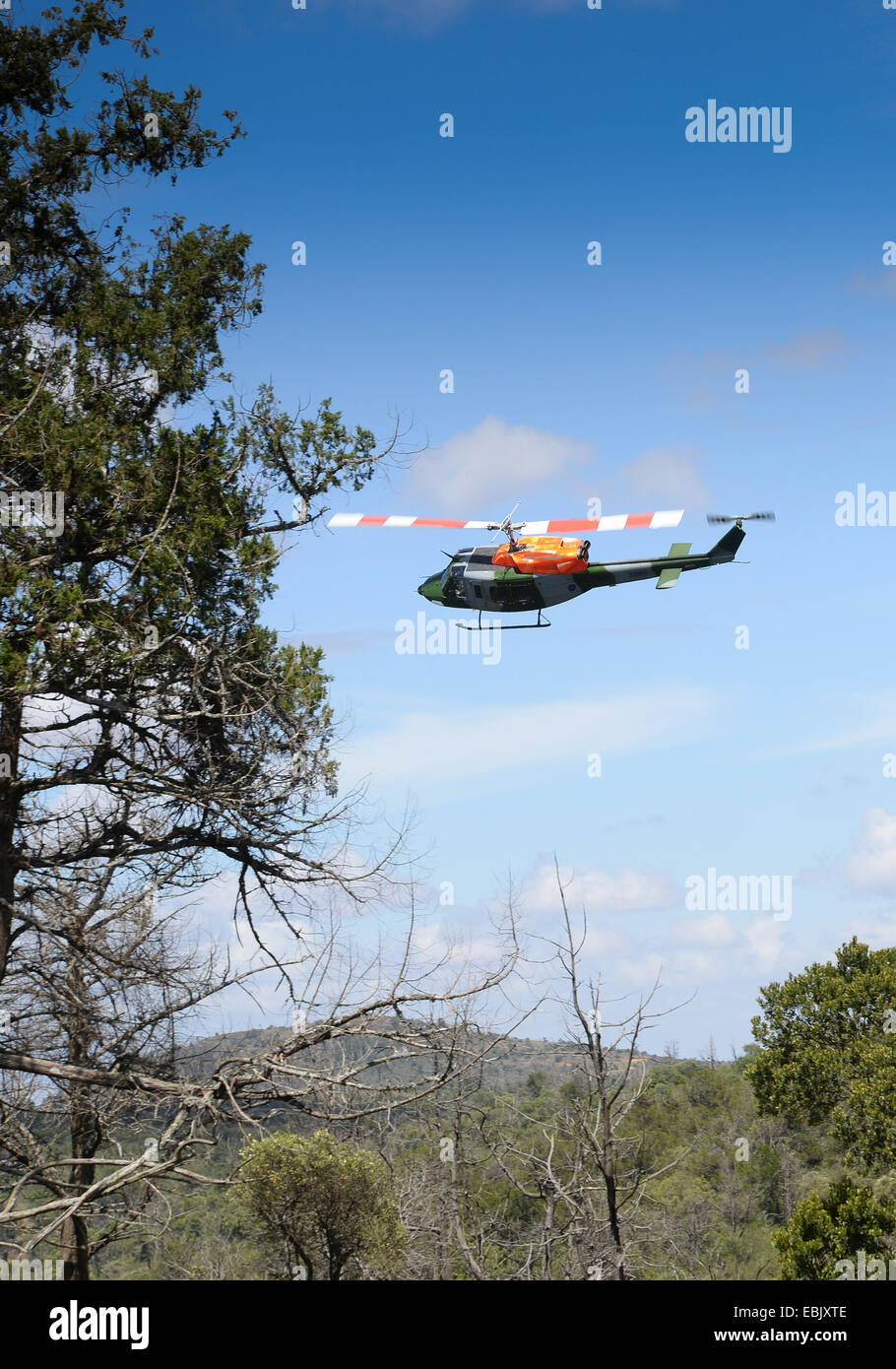 A Bell 212 helicopter of 25 Flight, Army Air Corps Stock Photo