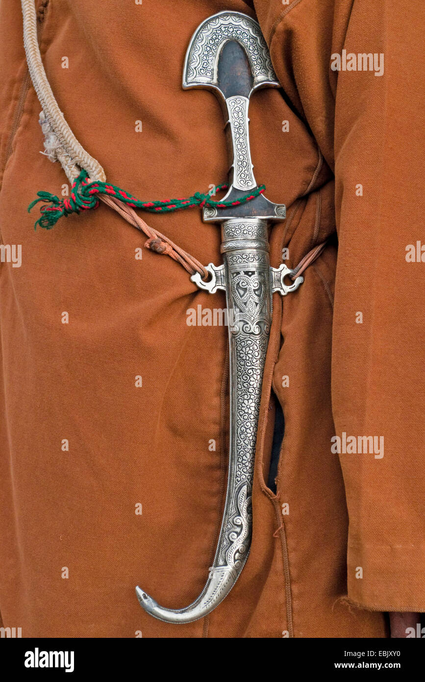 Moroccan dagger, Khoumija, Morocco, Souss-Massa-DaraÔ Stock Photo - Alamy