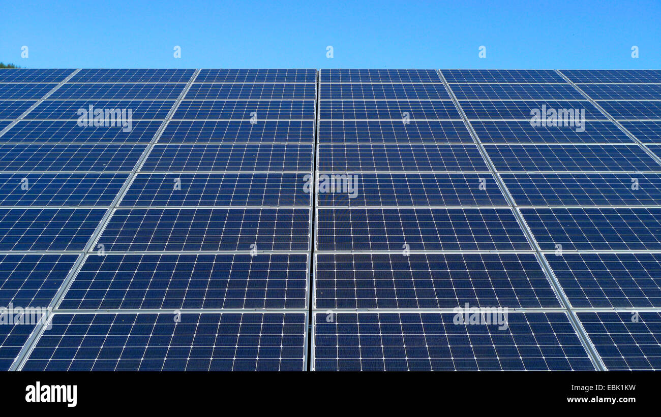 roof with solar panels, Germany Stock Photo Alamy