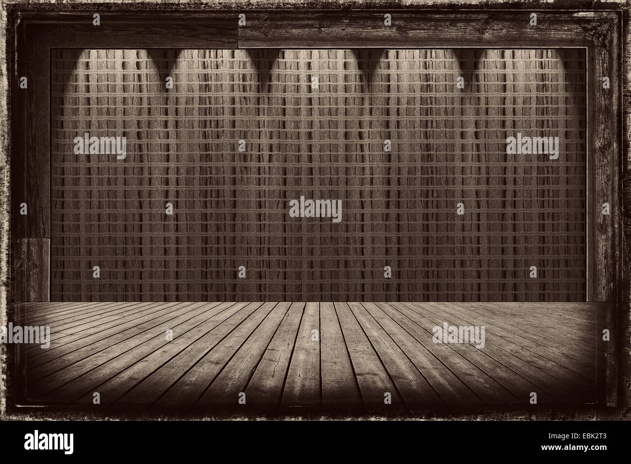 Dark old grunge room background or texture Stock Photo - Alamy