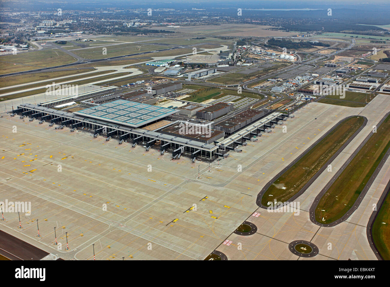Berlin Brandenburg Airport, Willy Brandt airport, Germany, Brandenburg, Schoenefeld Stock Photo
