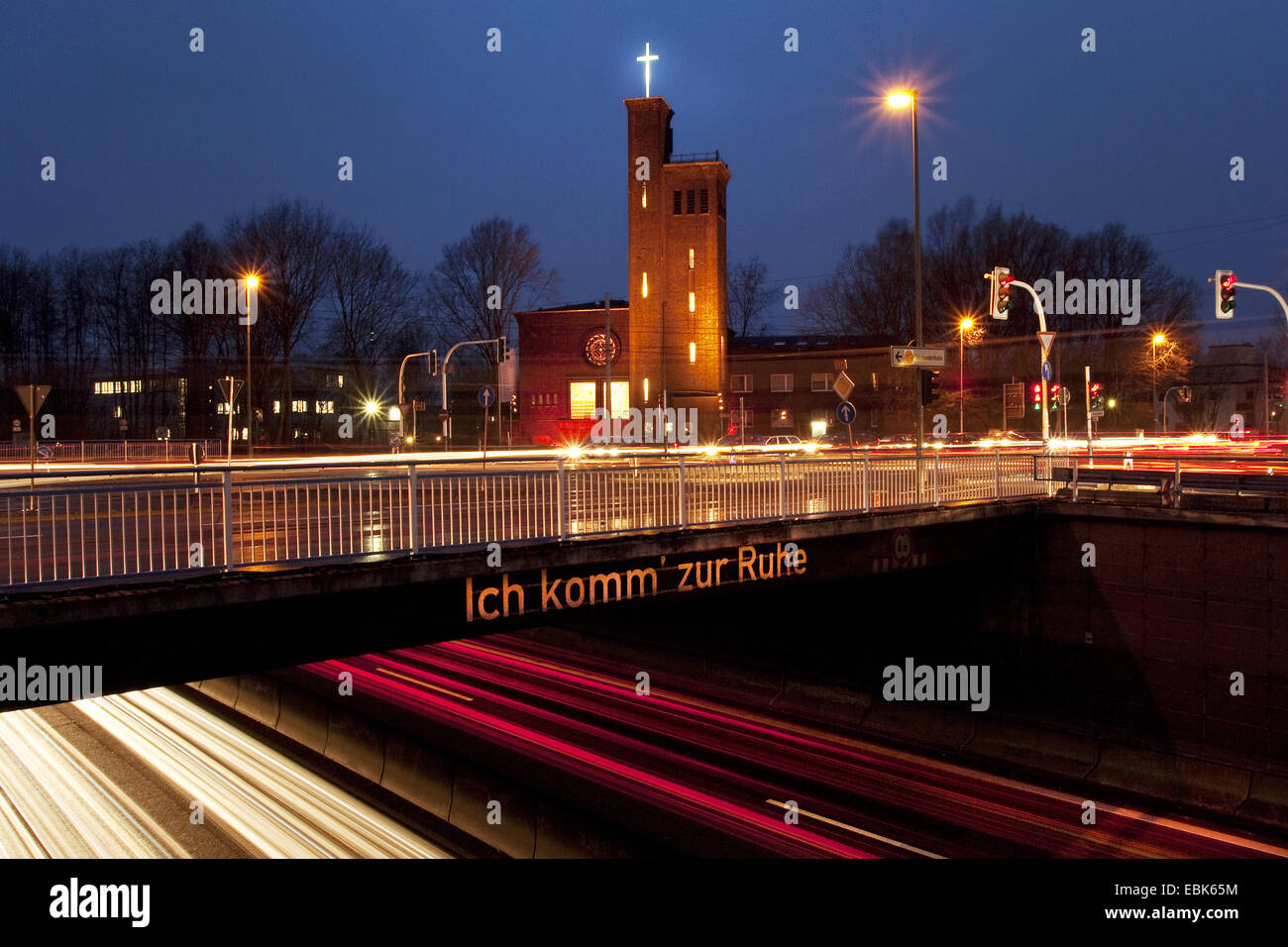 Highway light streaks hi-res stock photography and images - Alamy