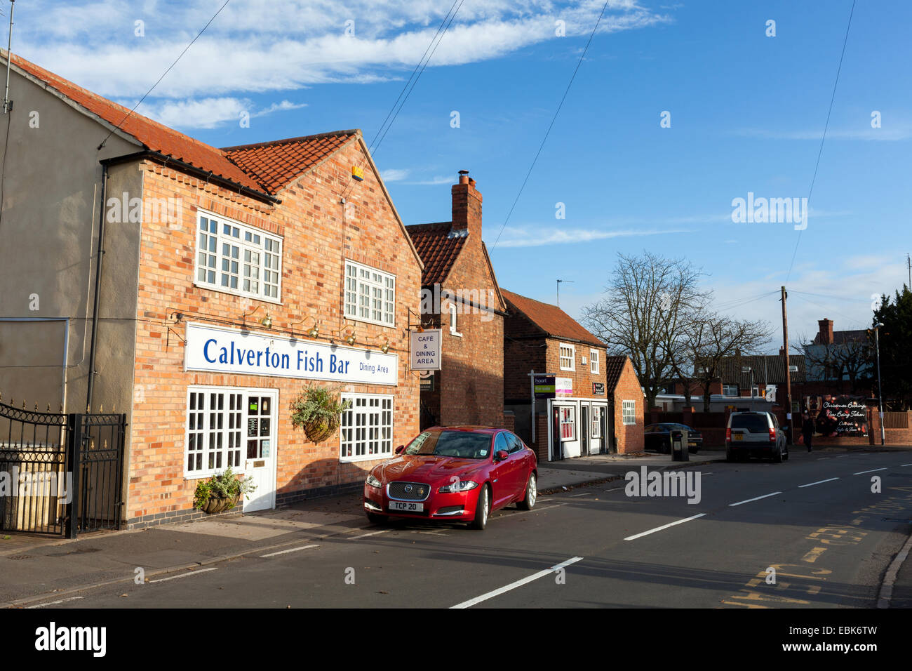 Main Street, Calverton, Nottinghamshire, UK. 2nd December 2014