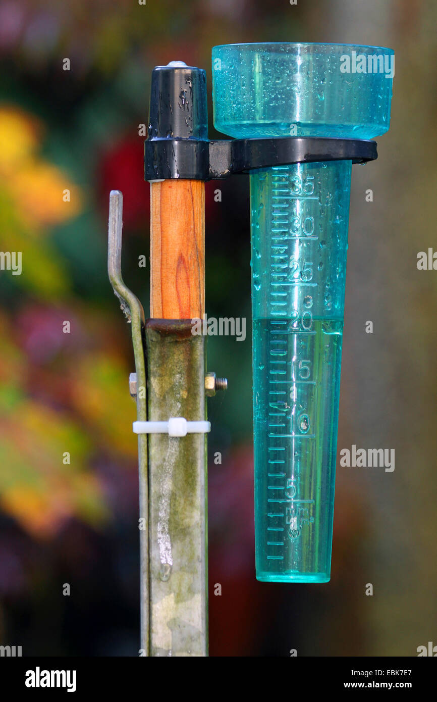 rain gauge, rain collectors Stock Photo