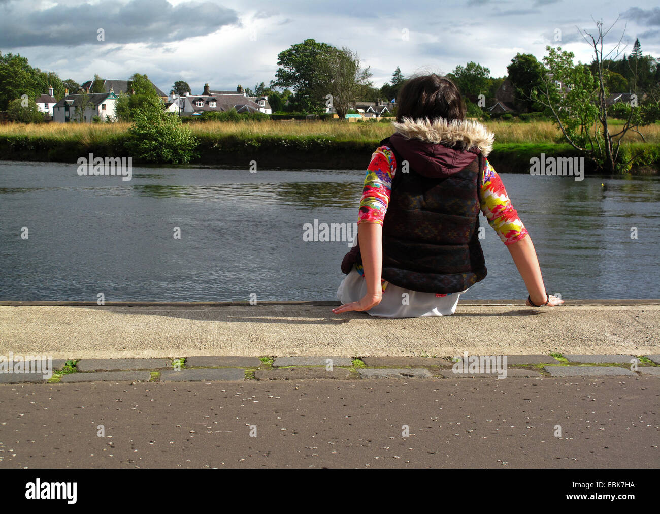 14 year old girl sitting hi-res stock photography and images - Alamy