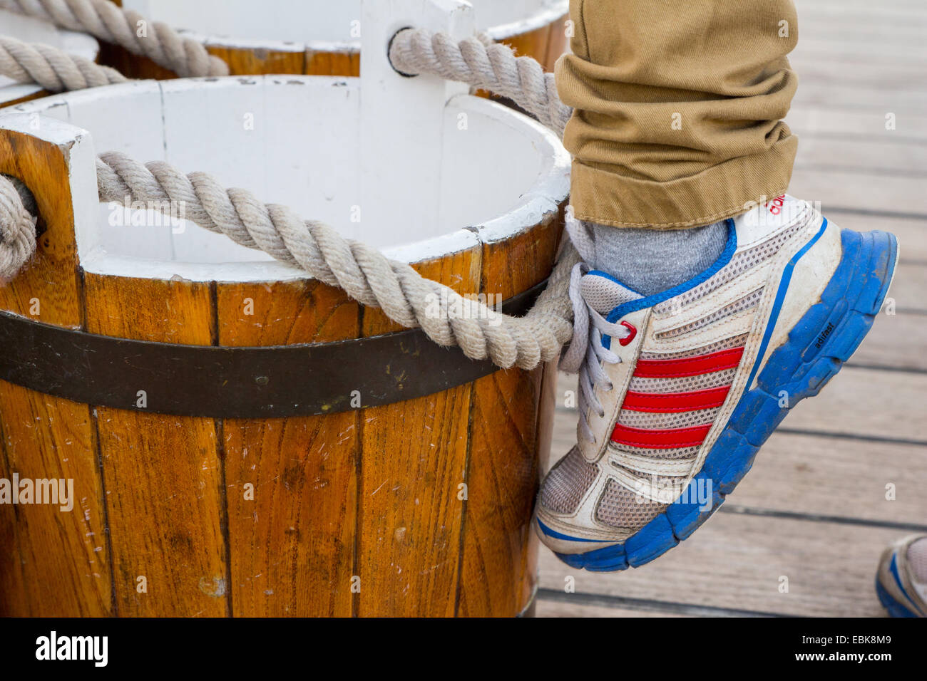 Cliche-Kick the Bucket Stock Photo - Alamy