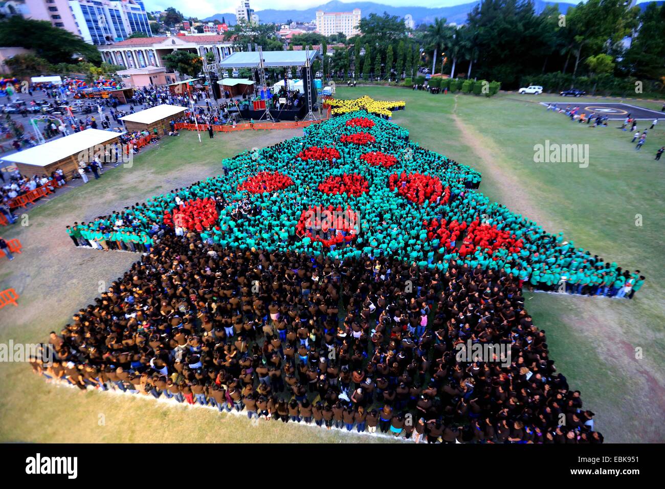 Tegucigalpa, Honduras. 1st Dec, 2014. Photo provided by Honduras