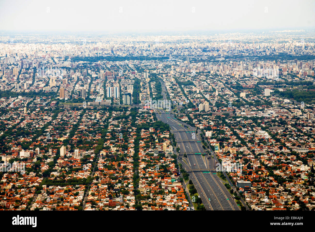 view to town, Brazil, Buenos Aires Stock Photo