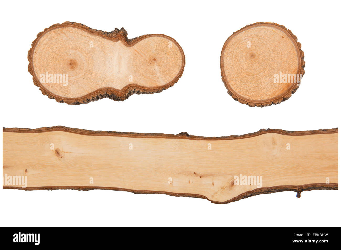 Texture of wood closeup. Object isolated for design Stock Photo