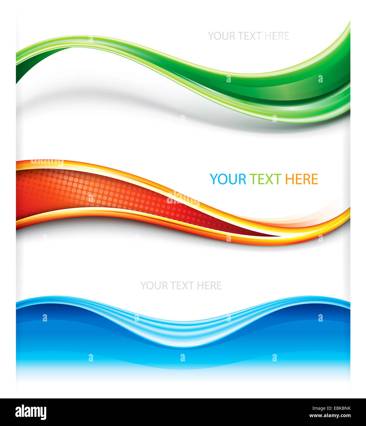 Collection of wave curve shape banner background Stock Photo Alamy