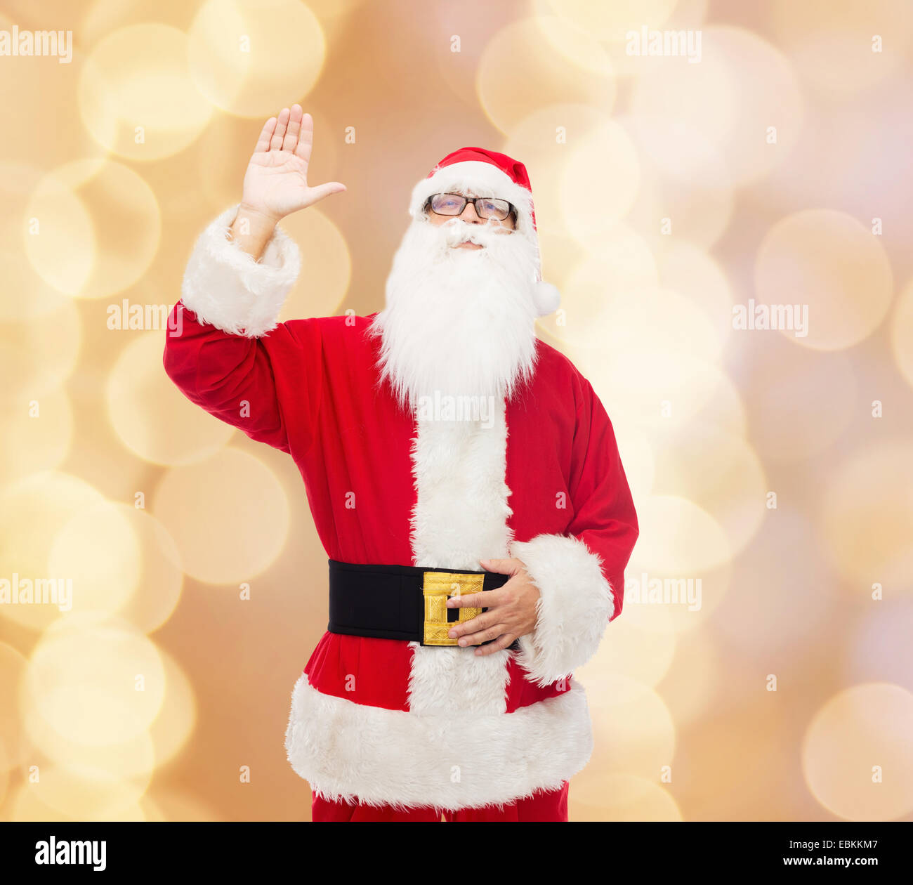 man in costume of santa claus Stock Photo - Alamy