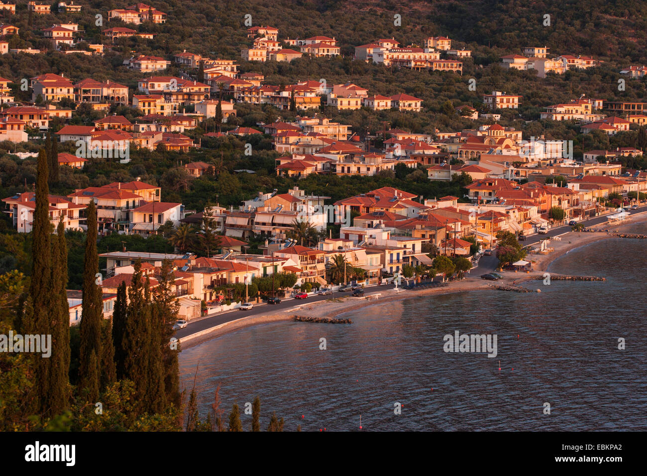 Tyros town. Arcadia, Peloponnese, Greece Stock Photo