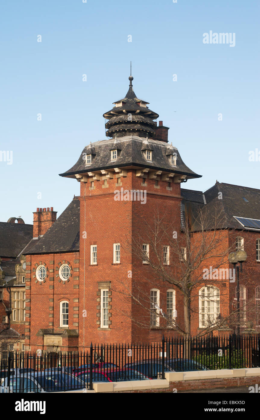 Newcastle Enterprise Centres i4, Quayside, in Victorian school building north east England, UK Stock Photo